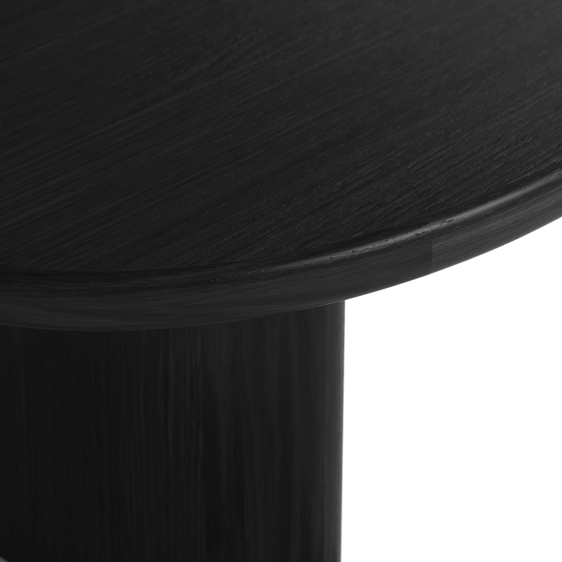 Modern Curved Top Solid Wood Office Table with Tapered Legs