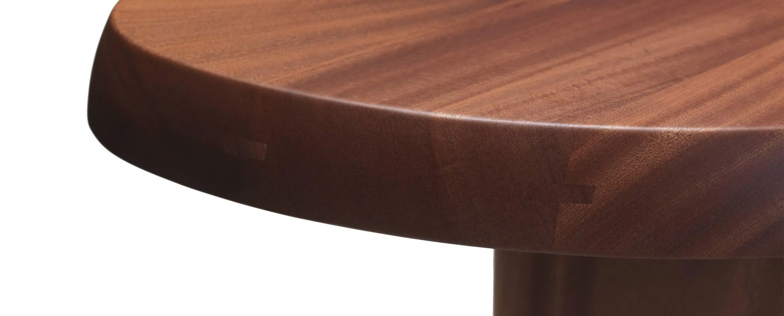 Modern Minimalist Oval Top Solid Wood Dining Table