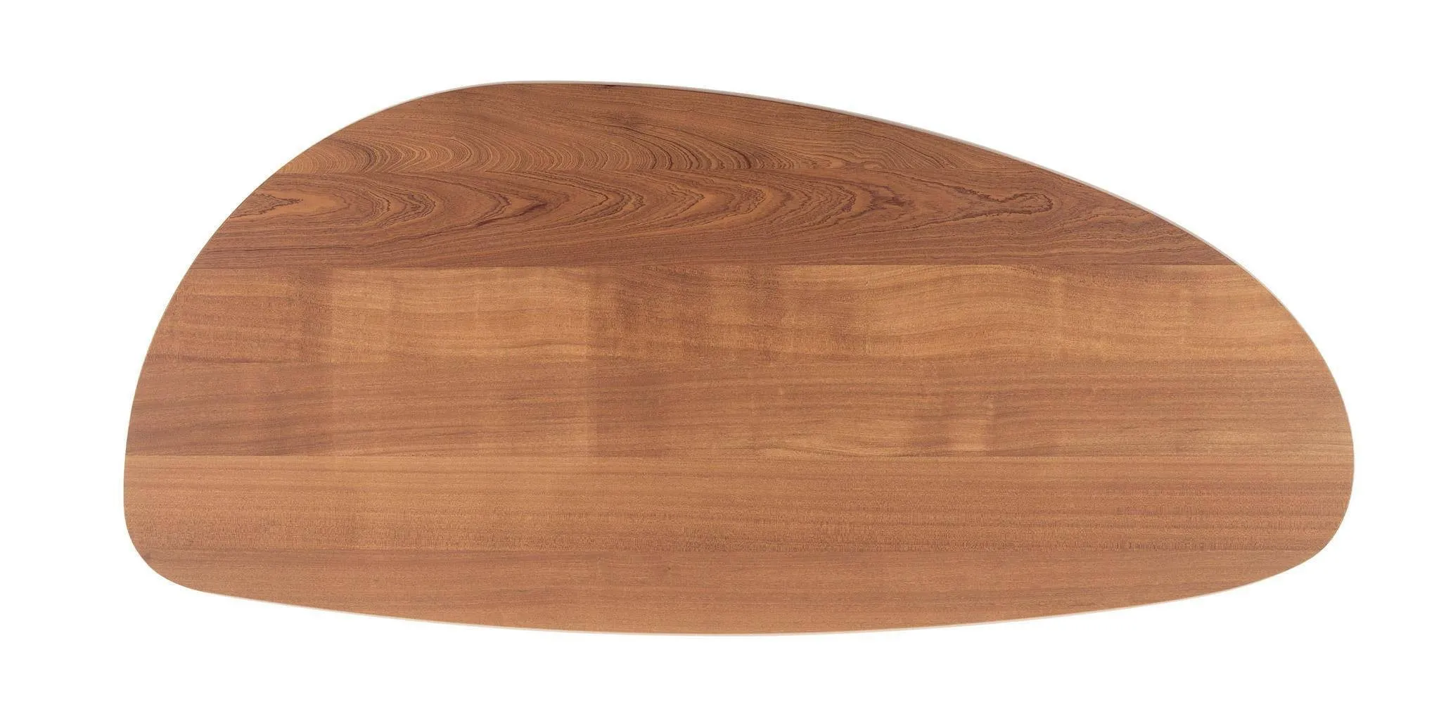 Modern Minimalist Oval Top Solid Wood Dining Table