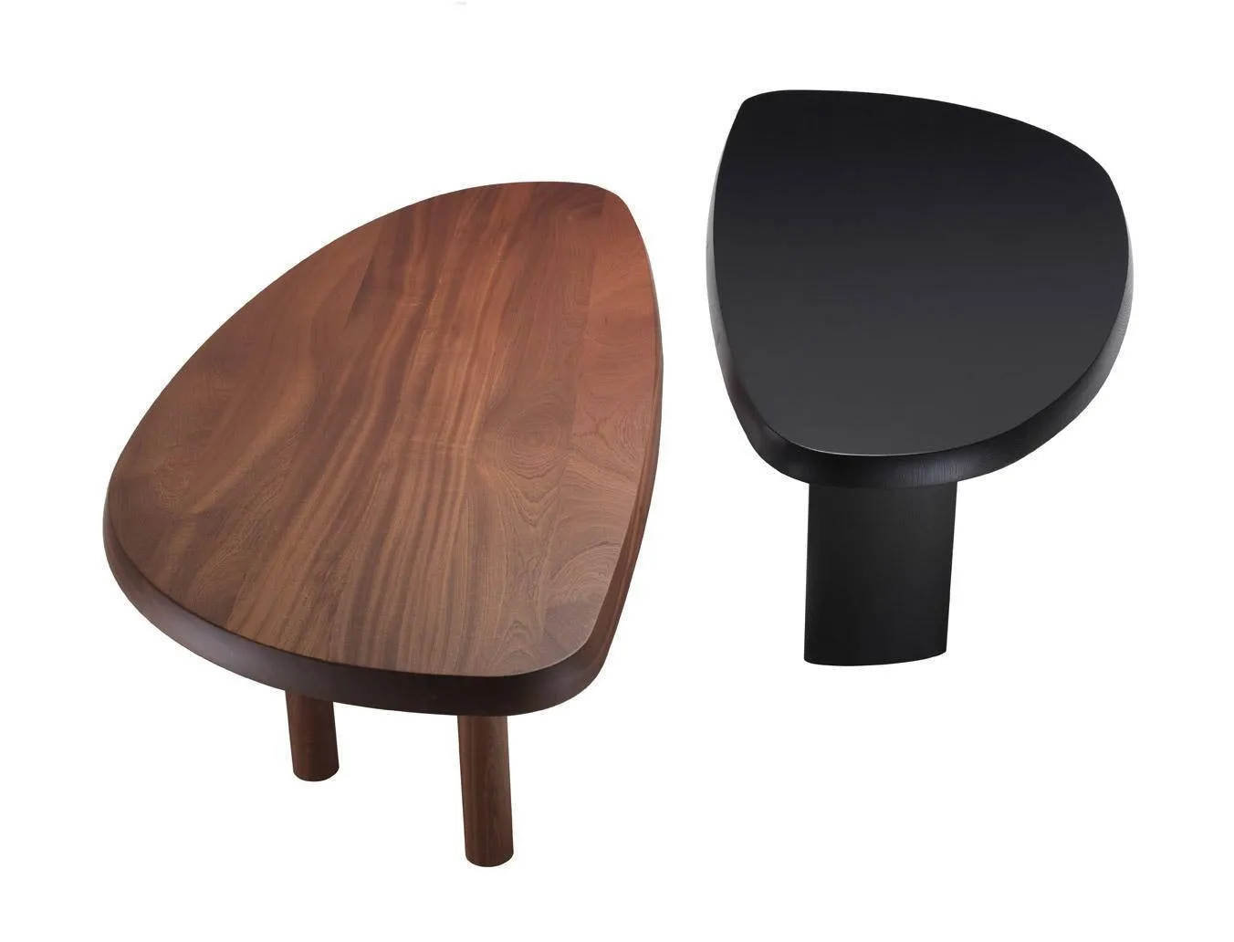 Modern Minimalist Oval Top Solid Wood Dining Table