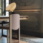 Modern Minimalist Wood Top Metal Frame Office Desk