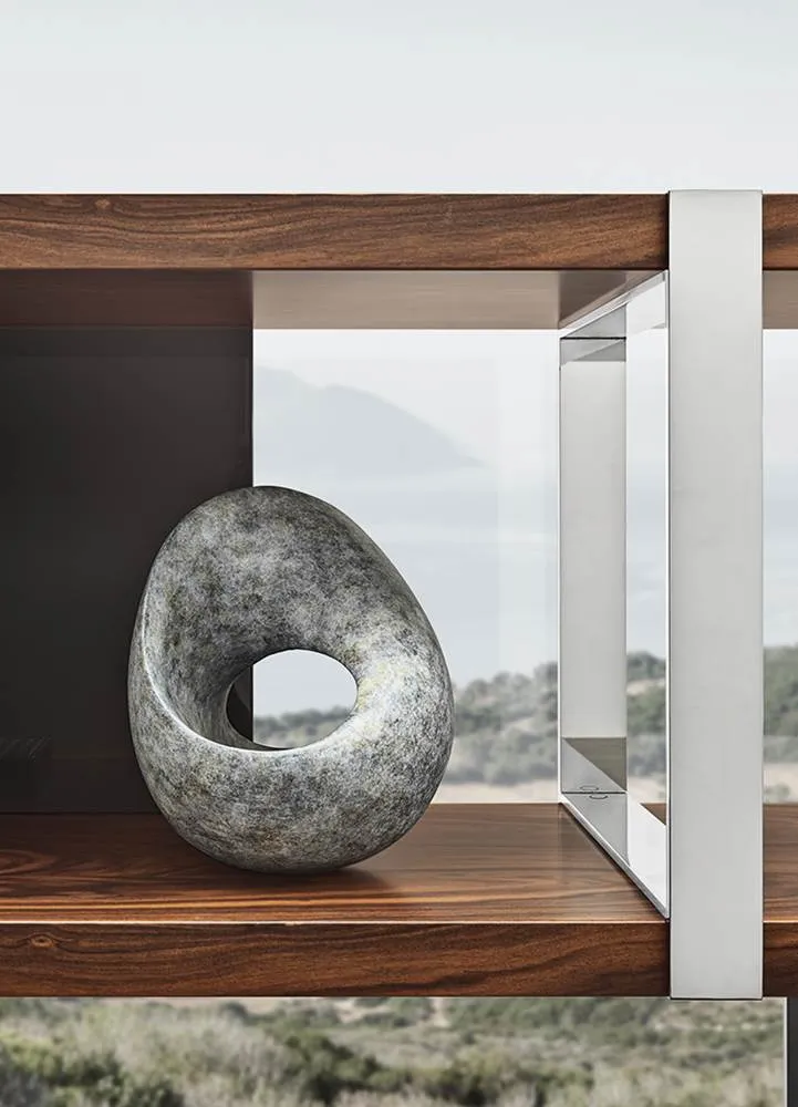 Modern Multi Tier Metal Frame Open Display Bookcase with Panels