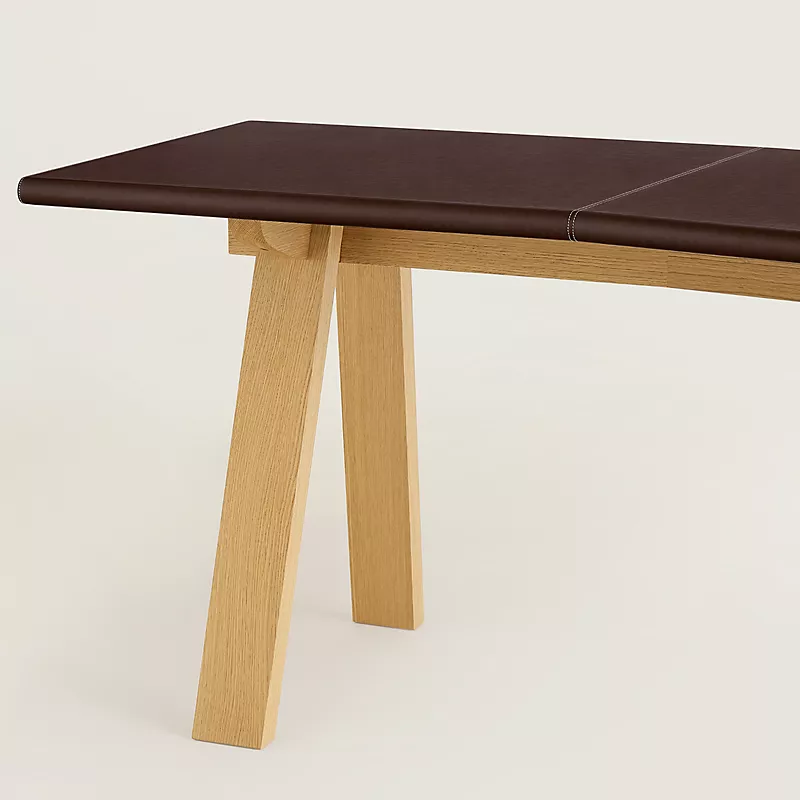Modern Solid Wood Dining Table with Tapered Legs