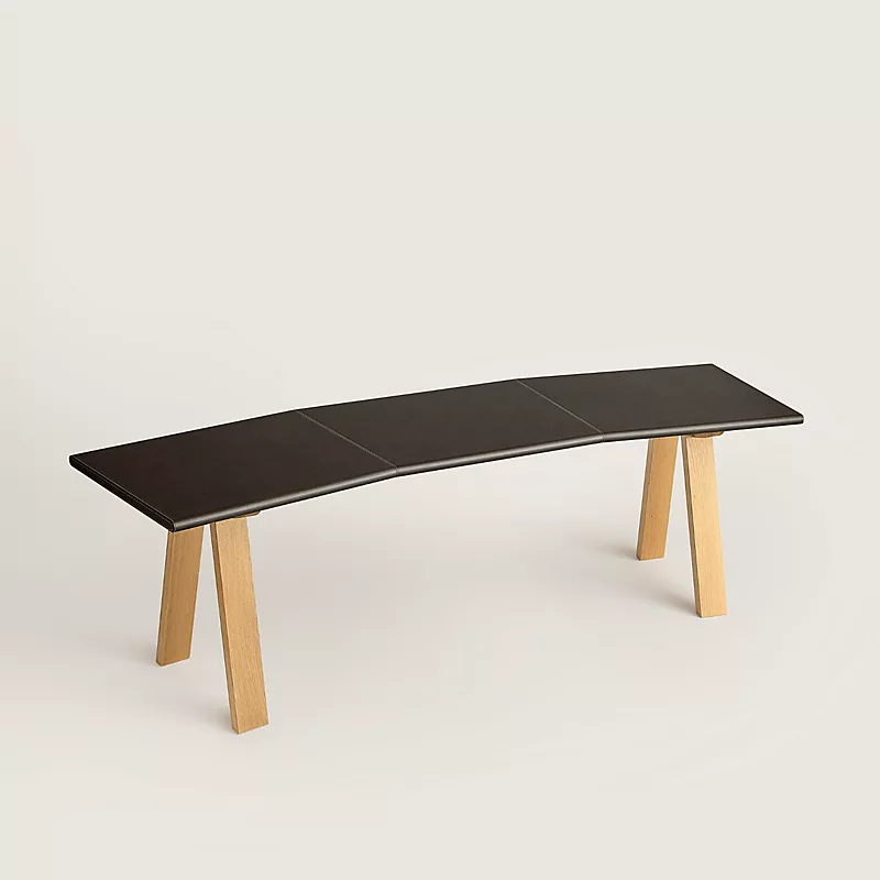 Modern Solid Wood Dining Table with Tapered Legs