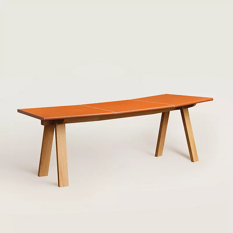 Modern Solid Wood Dining Table with Tapered Legs