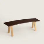 Modern Solid Wood Dining Table with Tapered Legs
