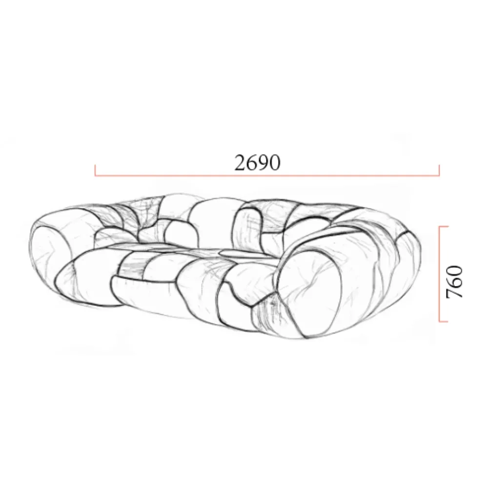 Colorful Patchwork Velvet Sofa with Artistic Geometric Design