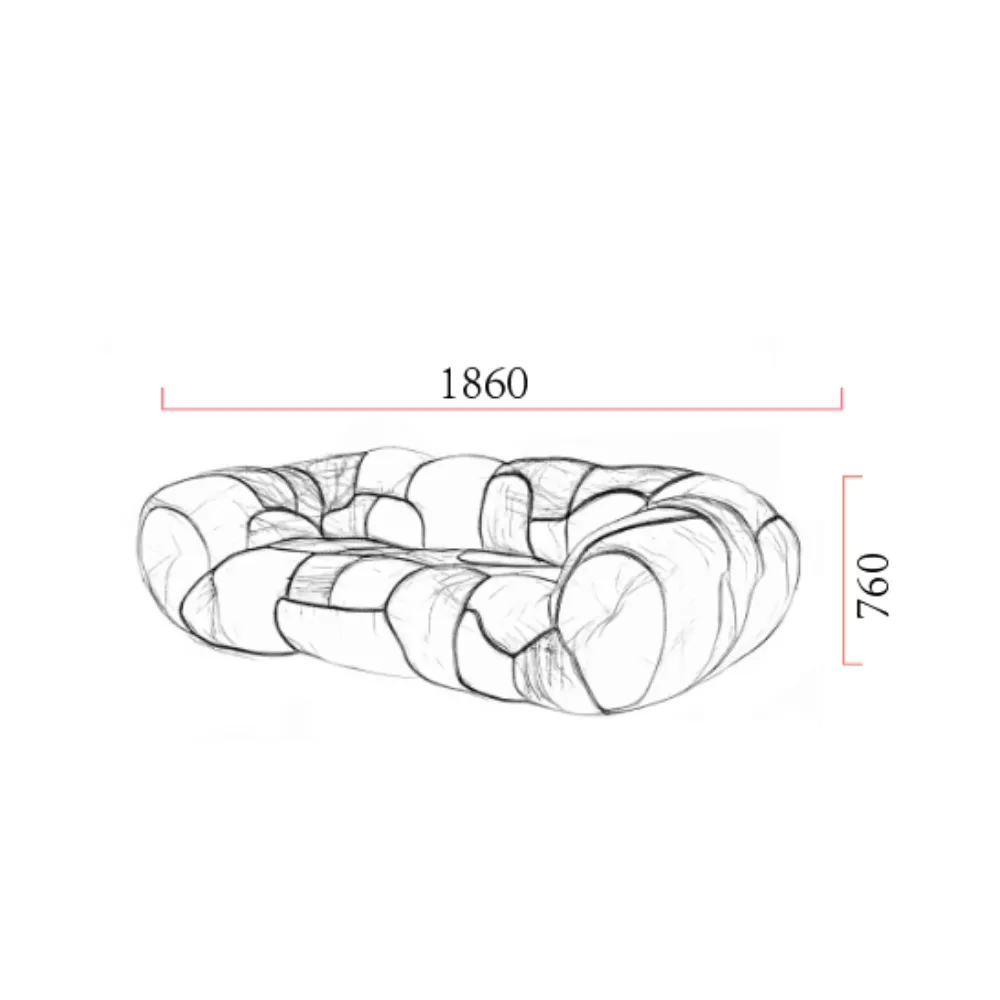 Colorful Patchwork Velvet Sofa with Artistic Geometric Design