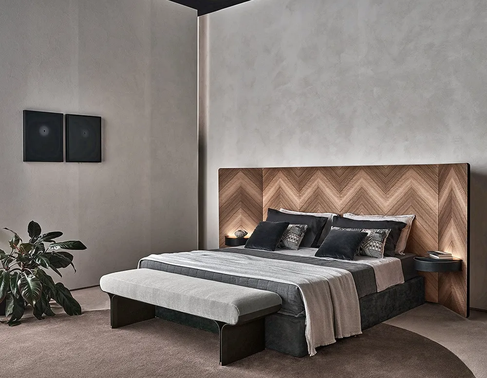 Minimalist White Upholstered Bench with Black Legs for Entryway or Bedroom