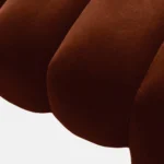 Modern Contemporary Ribbed Velvet Bench for Entryway Living Room