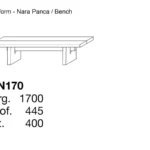 Modern Dark Wood Bench with Cushion for Entryway Living Room