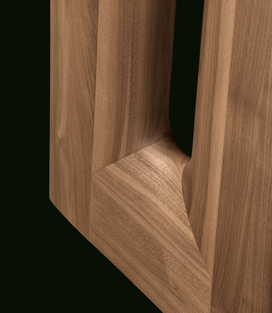 Modern Dark Wood Bench with Cushion for Entryway Living Room