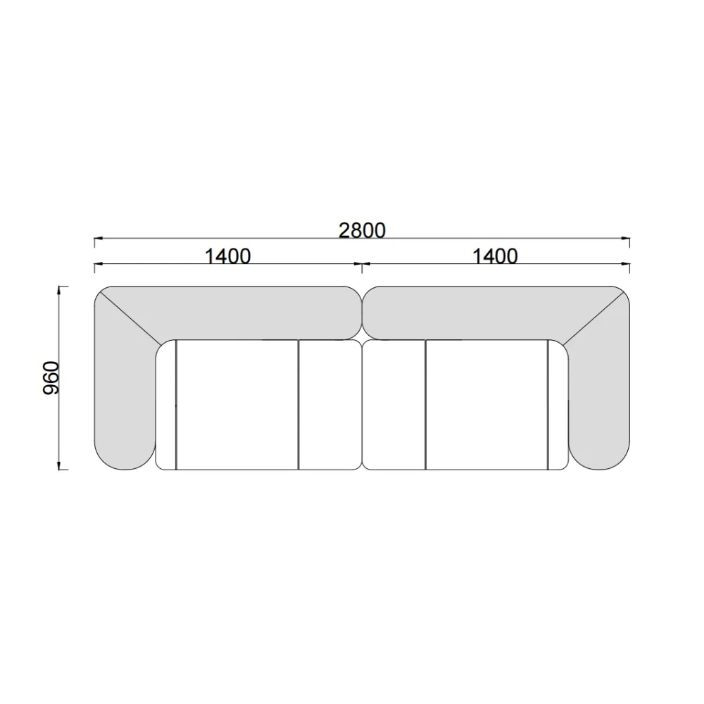 Tan Leather Fur Accent Four Seater Sofa