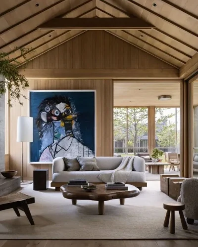 Wood & Concrete Garden Villa (7)